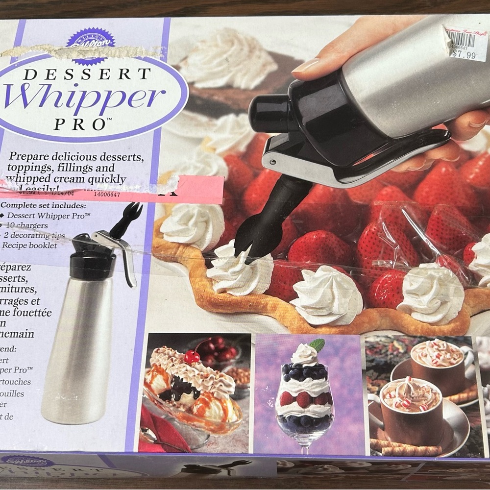 Brand New Wilton Dessert WHIPPER PRO Set holiday gift